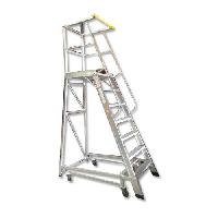 Aluminium Platform Step Trolley Ladder