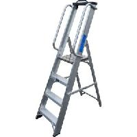 Aluminium Step Platform Railing Ladder
