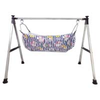 Stainless Steel Square Pipe Folding Baby Cradle