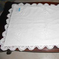 Linen Lace Pillow Cover