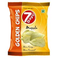 7 Days Golden Potato Chips - Masala