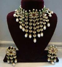 Imitation Navratna Jewelry Set