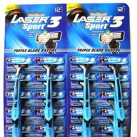 triple blade disposable razors