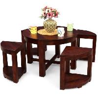 Elmwood Arboga Coffee Table with Four Stools