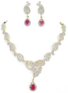 CZ Necklace Set