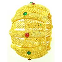 gold plated bangles