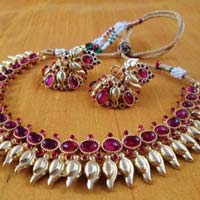 Polki Necklace Set