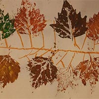 leaf printing