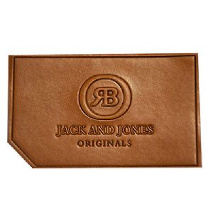 Embossed PU Leather Patches