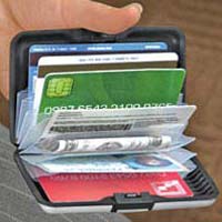 Aluminium Data Secure Indestructible Aluma Credit Debit Card Holder Wallet