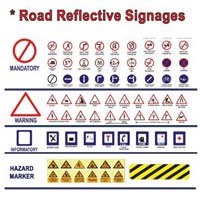 Road Reflector Signages