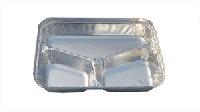 three compartment foil container