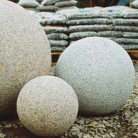 Unpolished Granite Stone Spheres