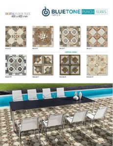 400x400 mm punch series digital floor tiles