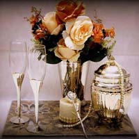 Decorative Wine Glass Set