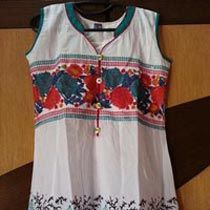 Ladies Sleeveless Cotton Kurtis