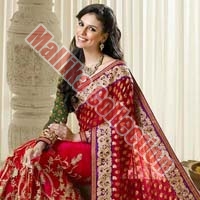 Embroidered Wedding Sarees