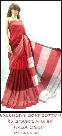 Cotton Stabol Saree exude simple and unique appearance