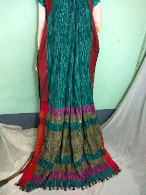 Handloom Pure Soft Khadi Ikkat Dupatta