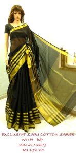 Soft Cotton ZARI saree