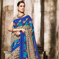 poly silk saree