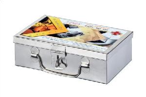 Civil Defence Stainless Steel First Aid Box