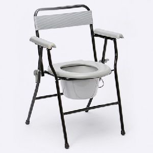 Commode Chair with Armrest