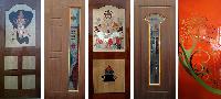 Painted Glass Plywood Doors