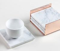Marble Plain Tea Coasters