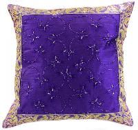 beaded designer cushion cover