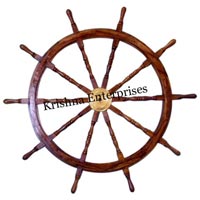 Wooden Ship Wheel