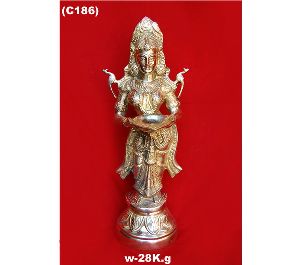 Brass Deep Laxmi Statue