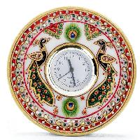 kundan marble clock