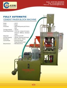 Automatic Block and Bricks Making Machine