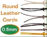 Round Leather Cords