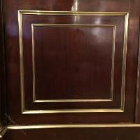 brass inlay doors