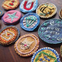 Hand Embroidered Badges