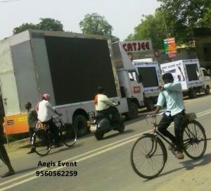 Outdoor LED Screen Display Van Rental Services