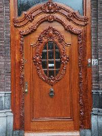 carved antique doors