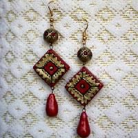 jute terracotta jewellery