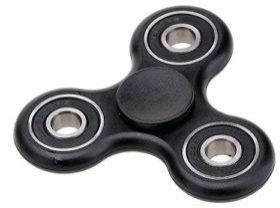 black metal fidget spinner