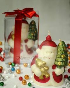 Santa aroma candles