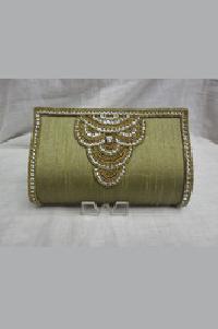 Designer Partywear Art Silk Clutch