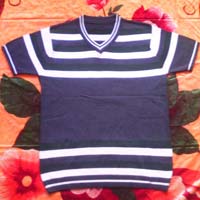 Mens Knitted V Neck T Shirts