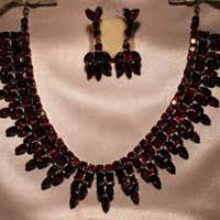 Garnet Necklace Set