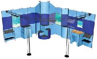 exhibition material portable display systems