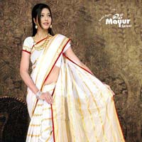 Poly Supernet Saree