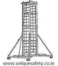 Aluminium Telescopic Tower Ladder