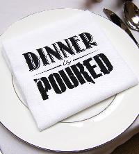 printed napkin