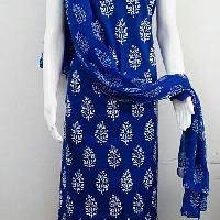 Kalamkari Cotton Dress Material